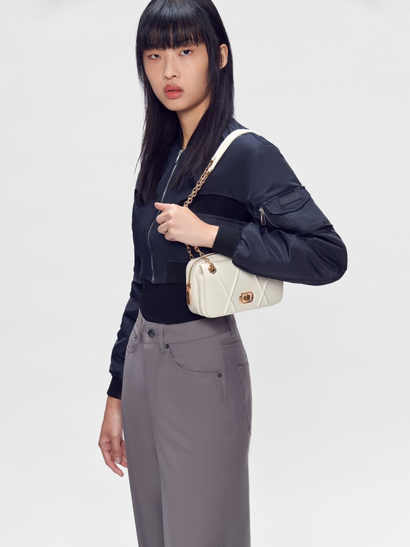 Pedro Effie Mini Bags Women Shoulder Bags Chalk | Q9Q-2648