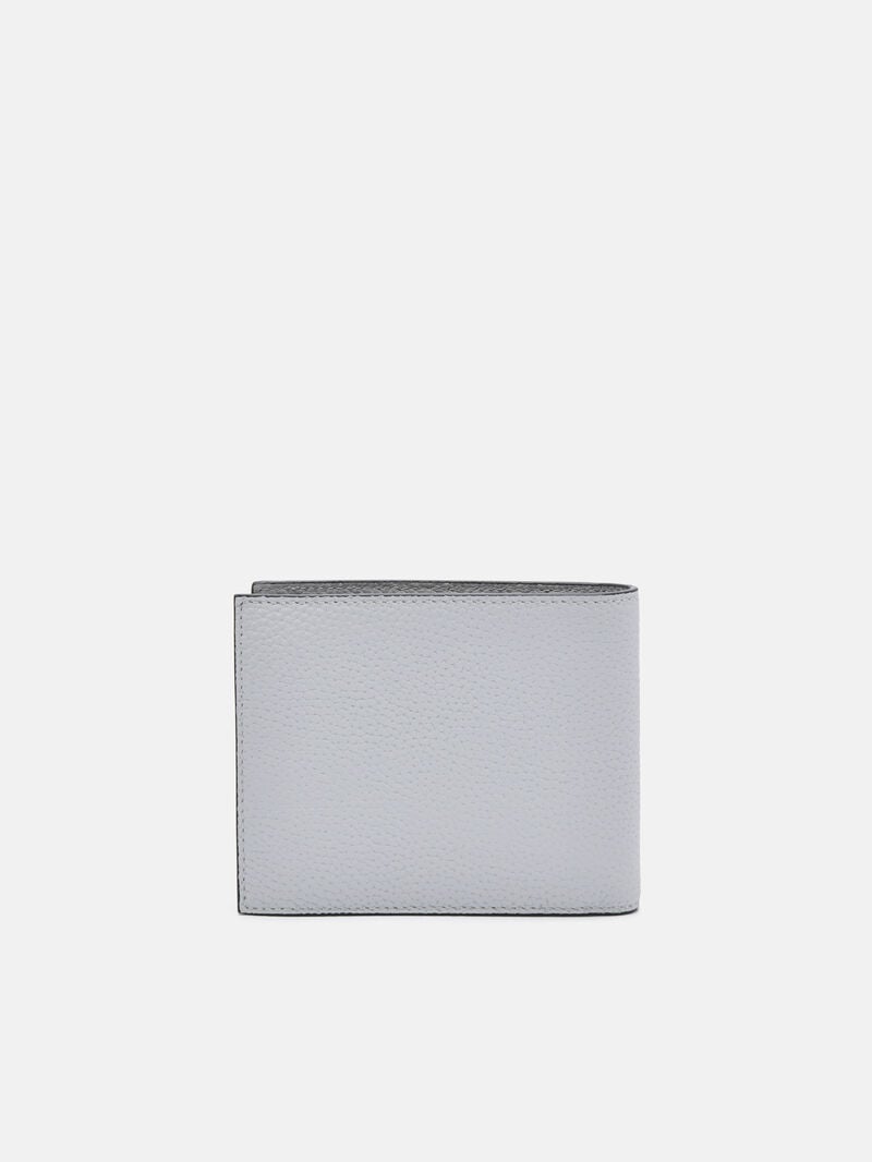 Pedro Embossed Leather Bi-Fold with Coin Pouch Men Wallets Light Grey | Q9Q-2603