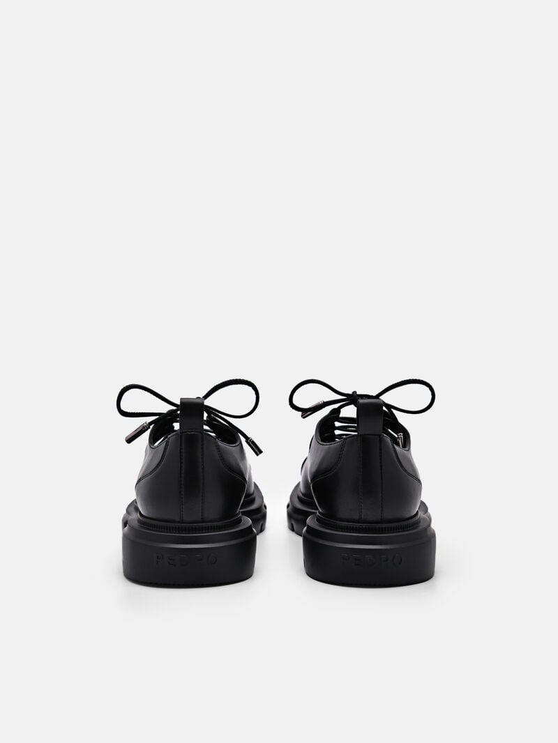 Pedro Ethel Laced Loafers Women Flats Black | Q9Q-1862