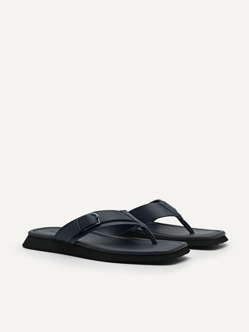 Pedro Ezra Thong Men Sandals Navy | Q9Q-1855