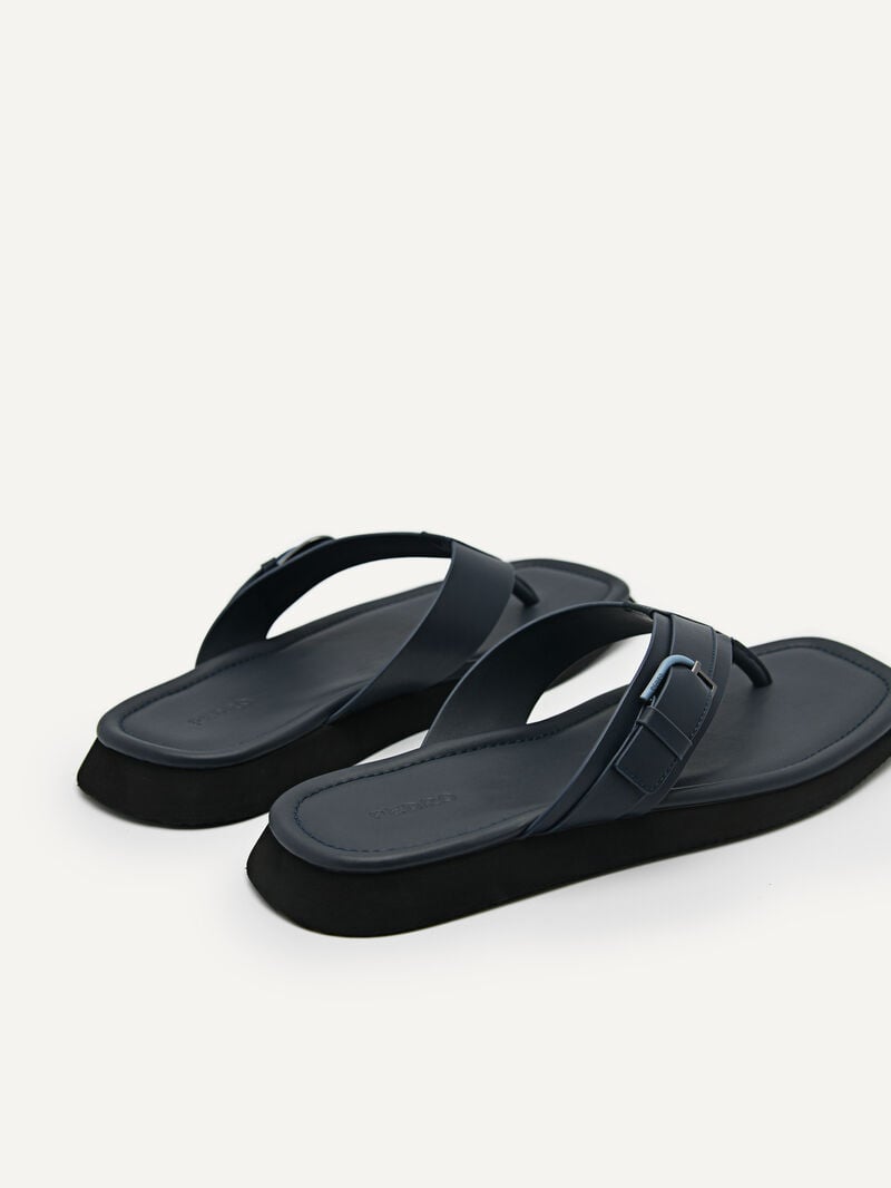 Pedro Ezra Thong Men Sandals Navy | Q9Q-1855