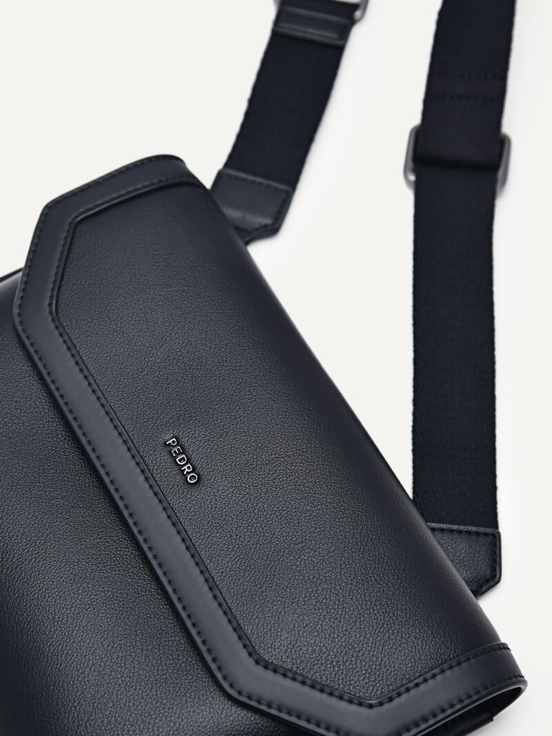 Pedro Ferry Sling Pouch Bags Men Sling Bags Black | Q9Q-1246
