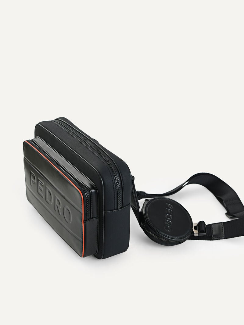 Pedro Flynn Casual Bags Men Sling Bags Black | Q9Q-1241