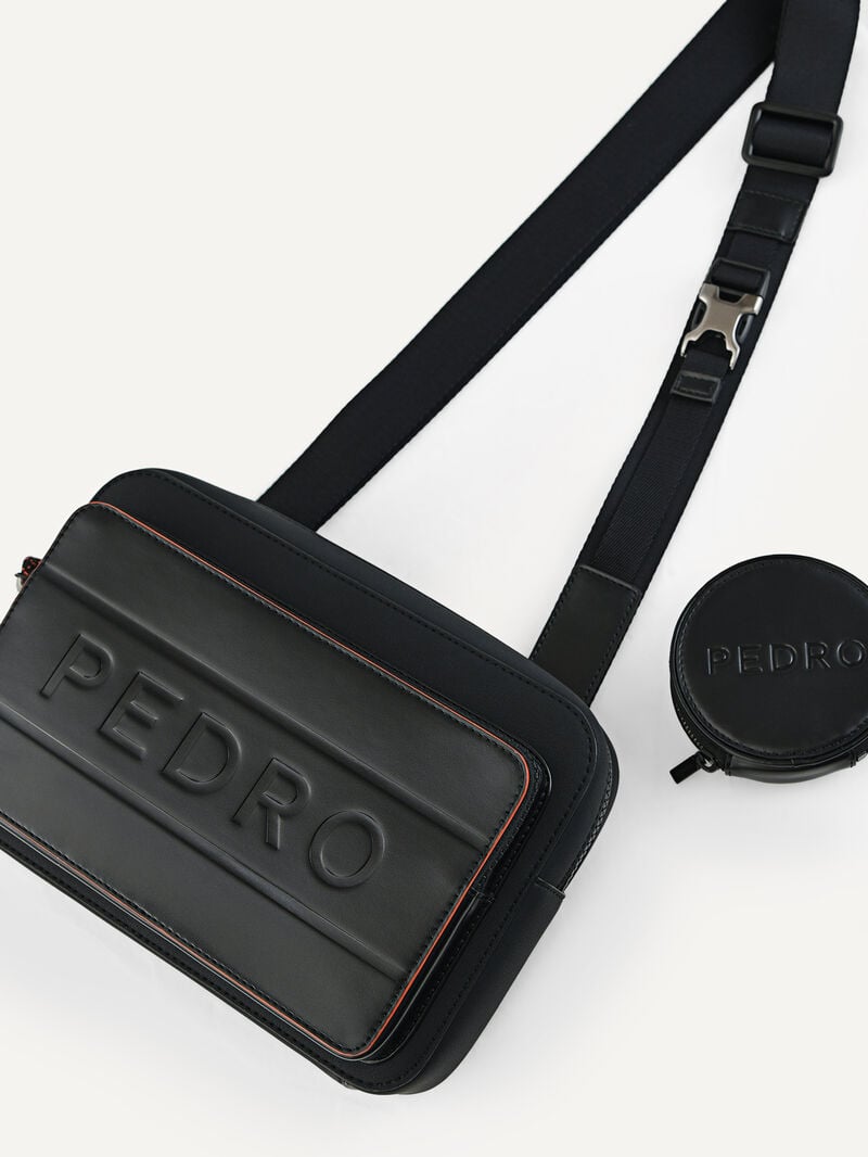 Pedro Flynn Casual Bags Men Sling Bags Black | Q9Q-1241