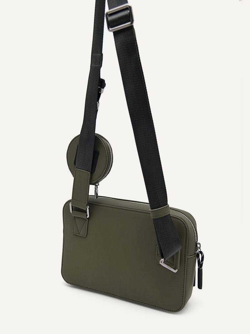 Pedro Flynn Casual Sling Bags Men Small Bags Military Green | Q9Q-1240