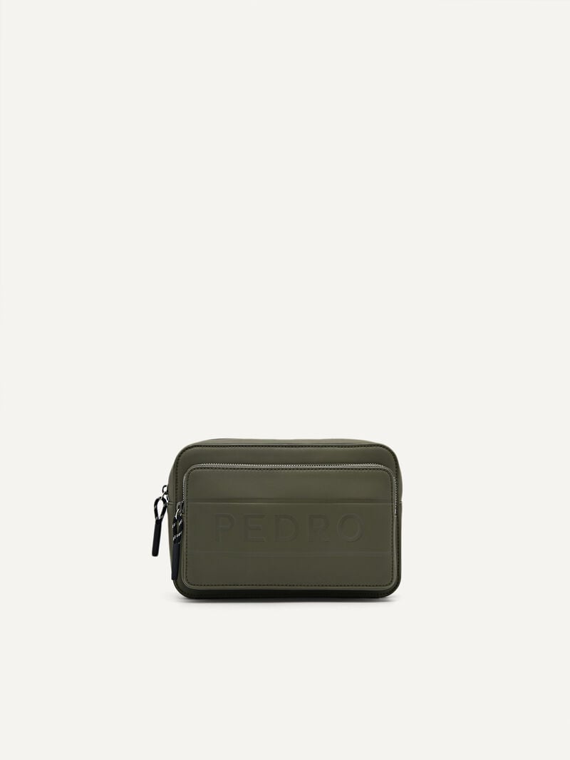 Pedro Flynn Casual Sling Bags Men Small Bags Military Green | Q9Q-1240