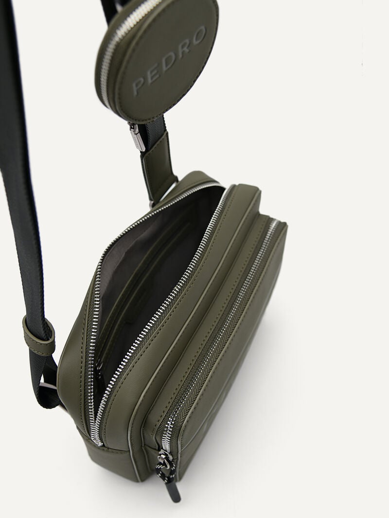 Pedro Flynn Casual Sling Bags Men Small Bags Military Green | Q9Q-1240