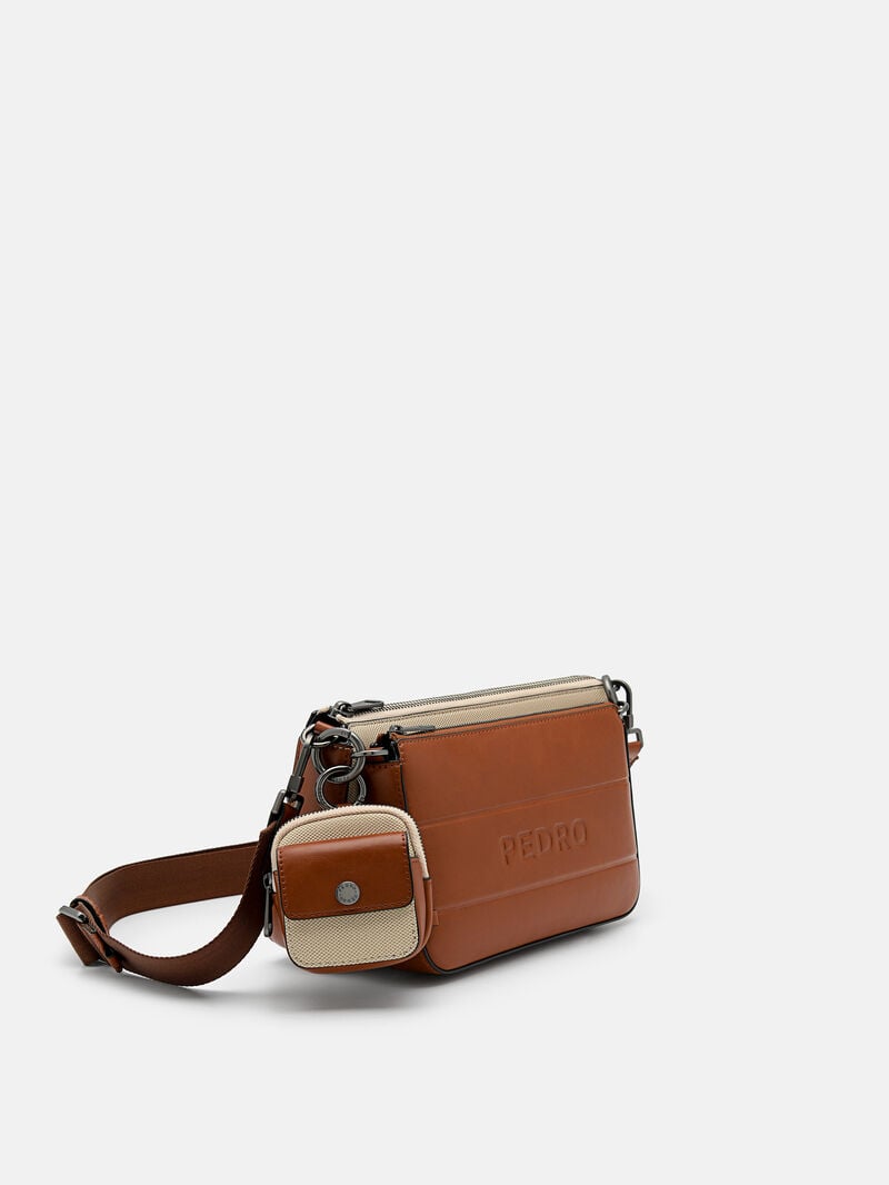 Pedro Frank Bags Men Sling Bags Brown | Q9Q-1239