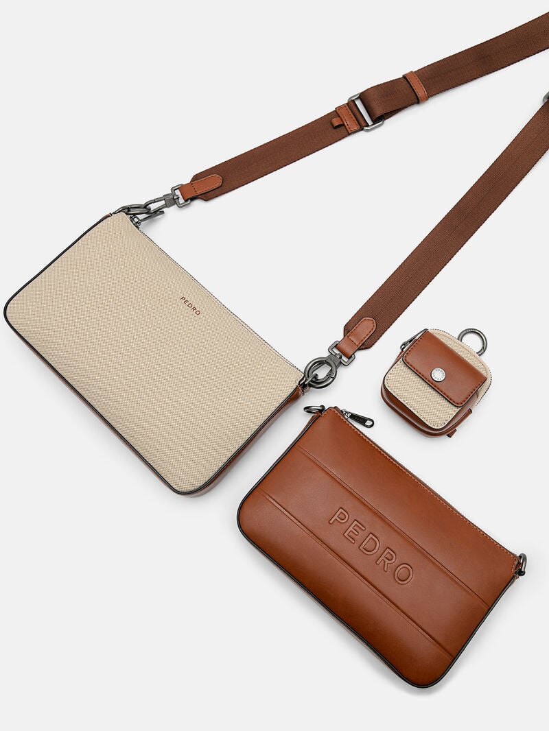 Pedro Frank Bags Men Sling Bags Brown | Q9Q-1239