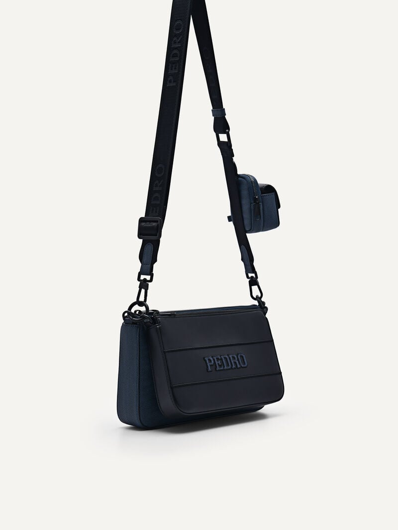 Pedro Frank Bags Men Sling Bags Navy | Q9Q-1238