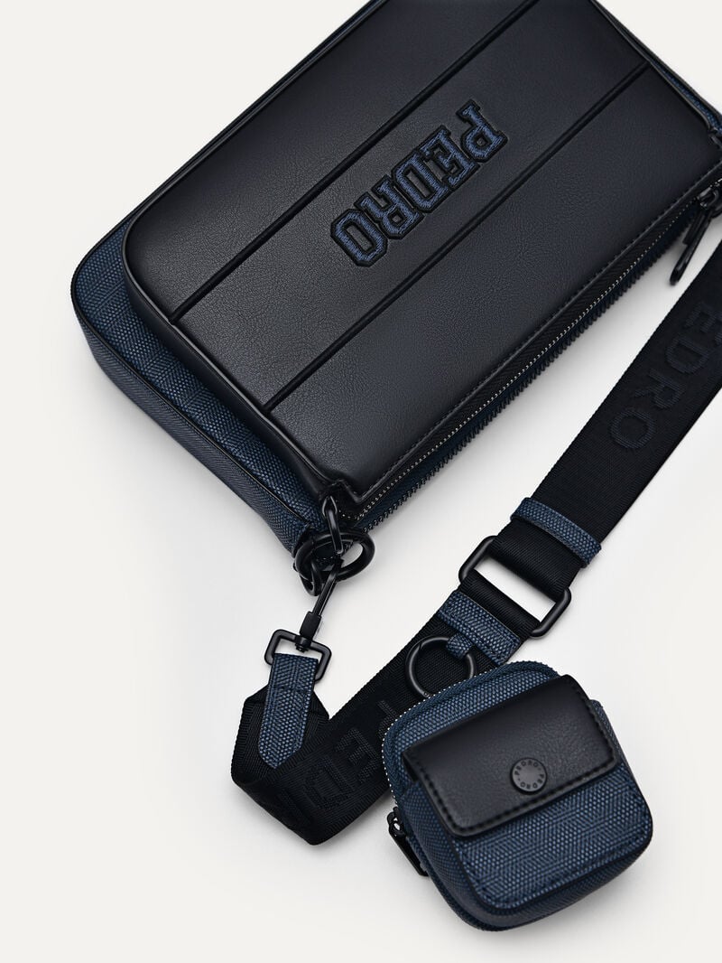 Pedro Frank Bags Men Sling Bags Navy | Q9Q-1238