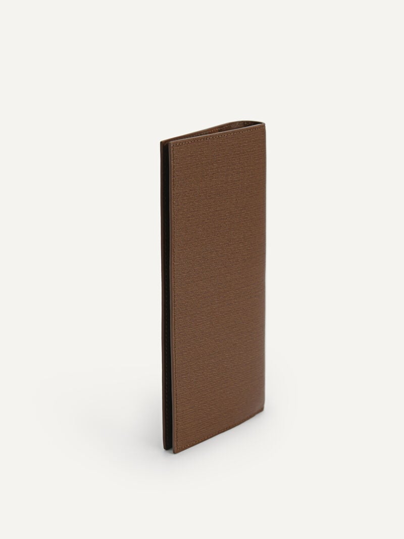 Pedro Full-Grain Long Leather Men Wallets Dark Brown | Q9Q-994