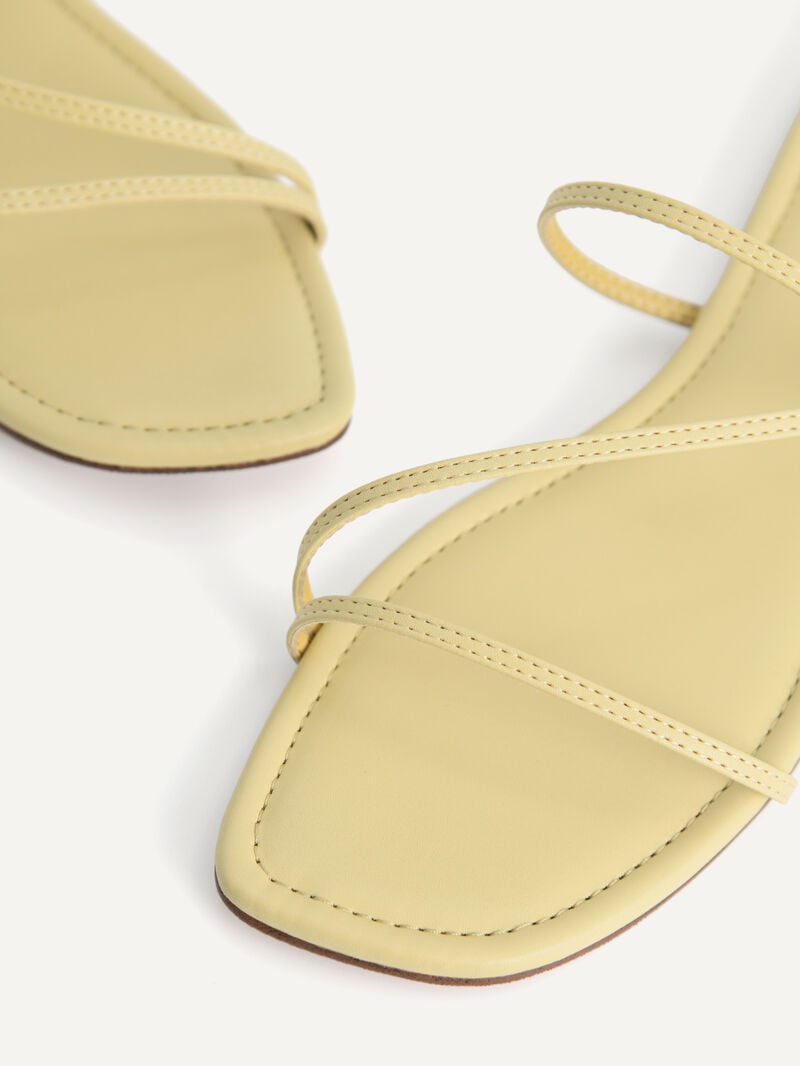 Pedro Gwyneth Strappy Women Flats Light Green | Q9Q-2575