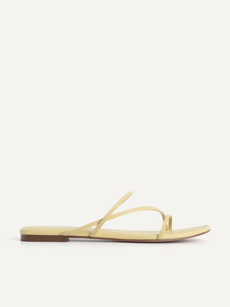 Pedro Gwyneth Strappy Women Flats Light Green | Q9Q-2575
