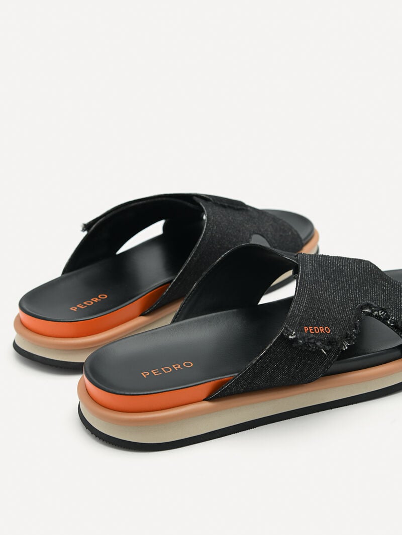 Pedro Harlin Slide Men Sandals Black | Q9Q-1825