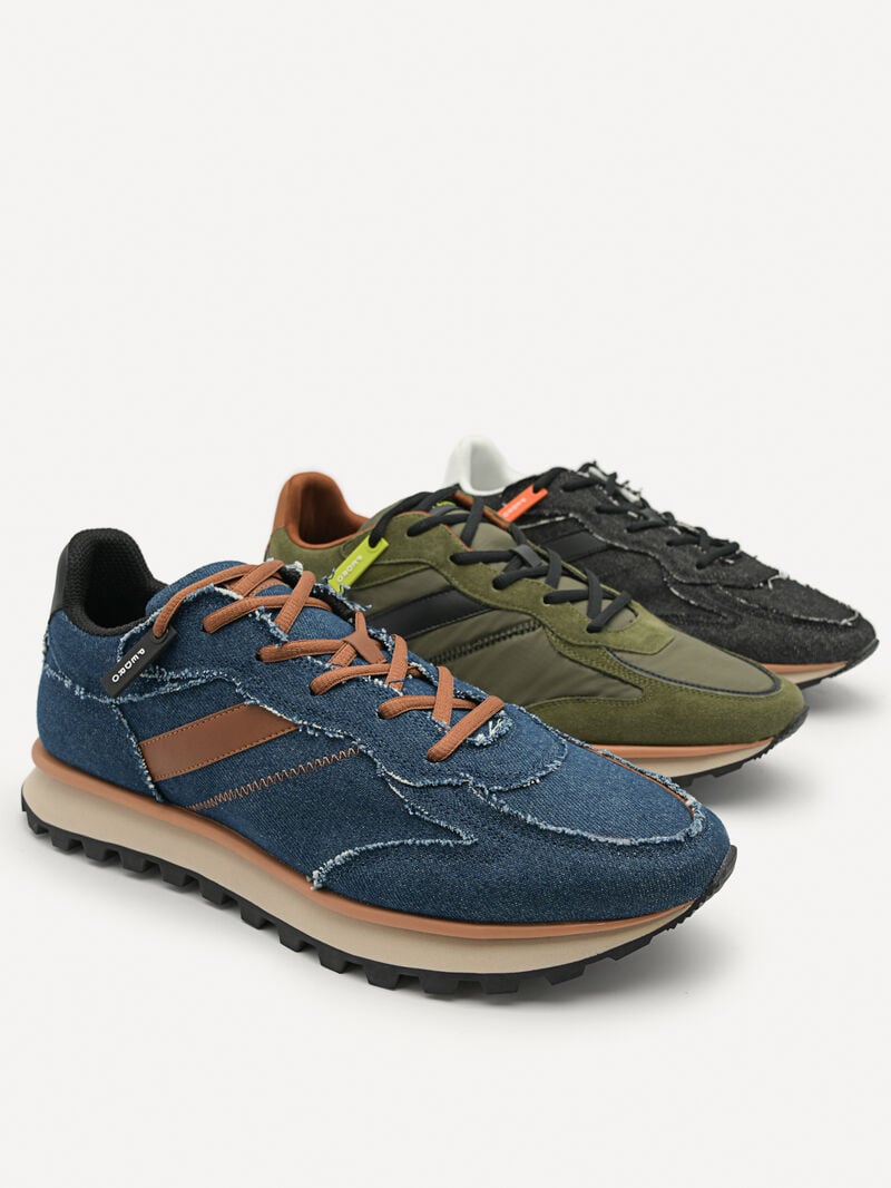 Pedro Harlin Sneakers Men Low Top Sneakers Military Green | Q9Q-1828