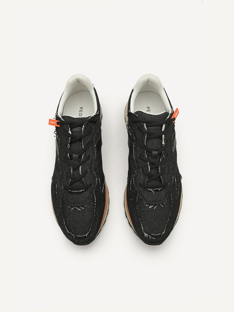 Pedro Harlin Sneakers Men Low Top Sneakers Black | Q9Q-1827