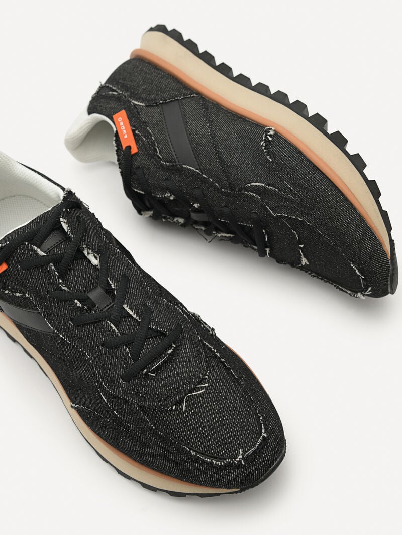 Pedro Harlin Sneakers Men Low Top Sneakers Black | Q9Q-1827