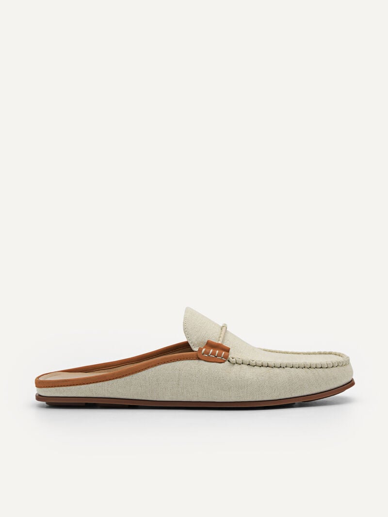 Pedro Hawser Woven Slip-On Moccasins Men Loafers Beige | Q9Q-1824