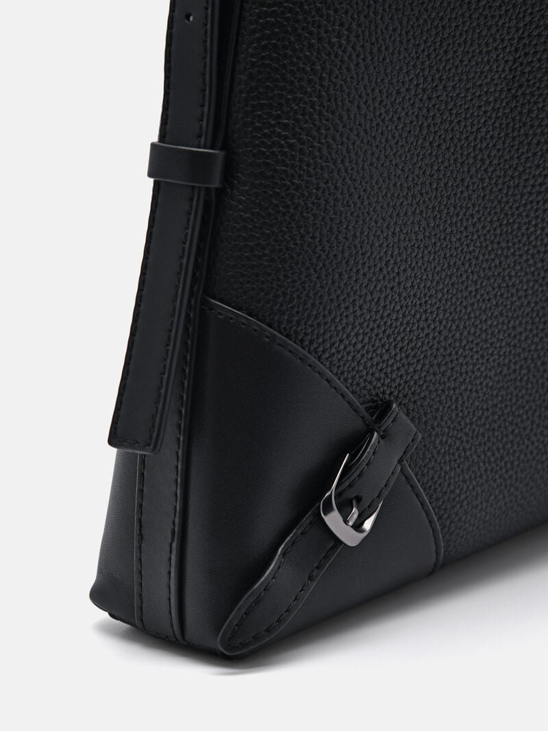 Pedro Helix Leather Bags Women Hobos Black | Q9Q-2535