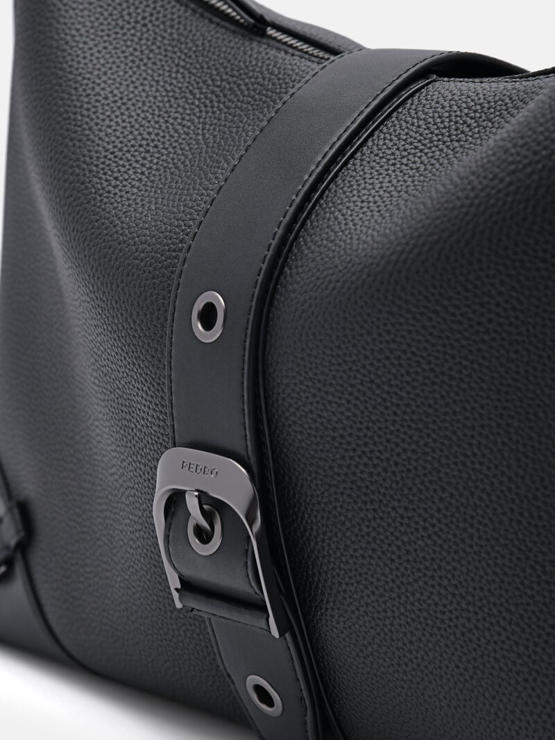 Pedro Helix Leather Bags Women Hobos Black | Q9Q-2535