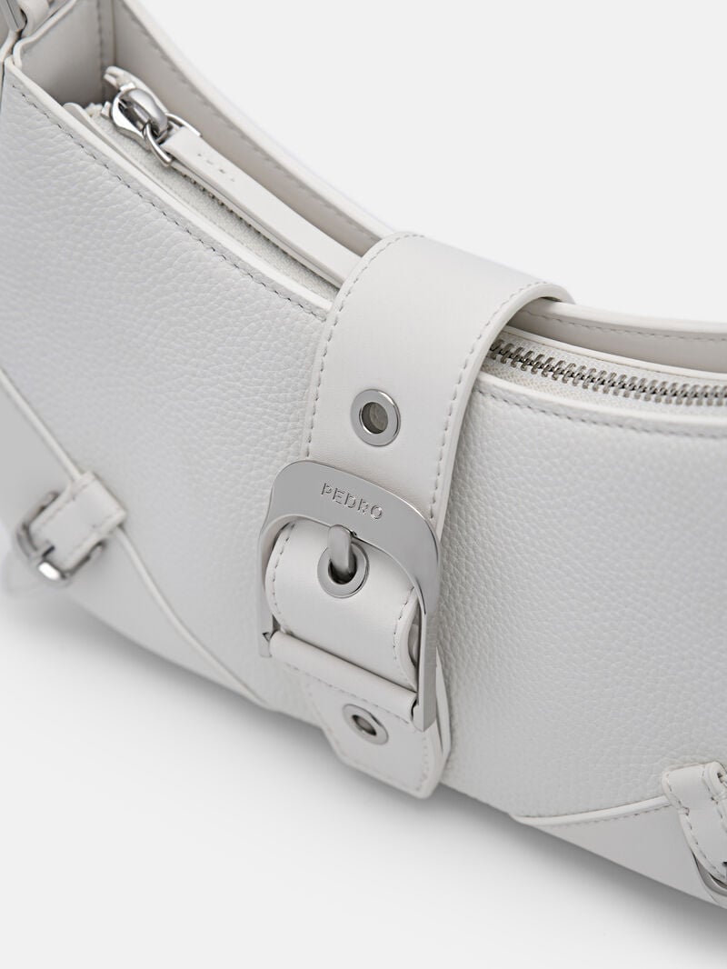 Pedro Helix Leather Bags Women Shoulder Bags White | Q9Q-2534