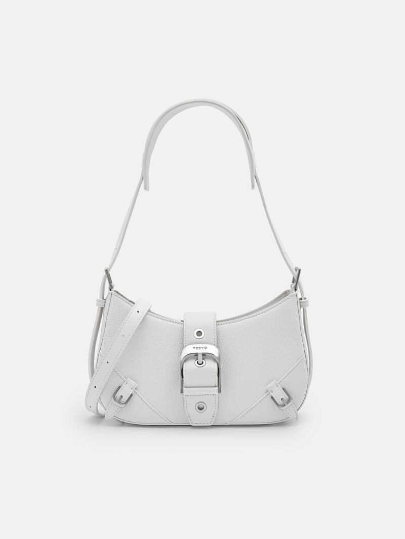 Pedro Helix Leather Bags Women Shoulder Bags White | Q9Q-2534