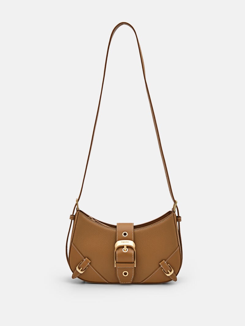 Pedro Helix Leather Bags Women Shoulder Bags Camel | Q9Q-2532