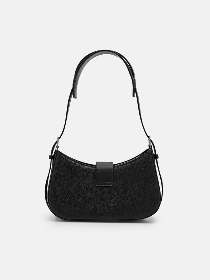 Pedro Helix Leather Bags Women Shoulder Bags Black | Q9Q-2531