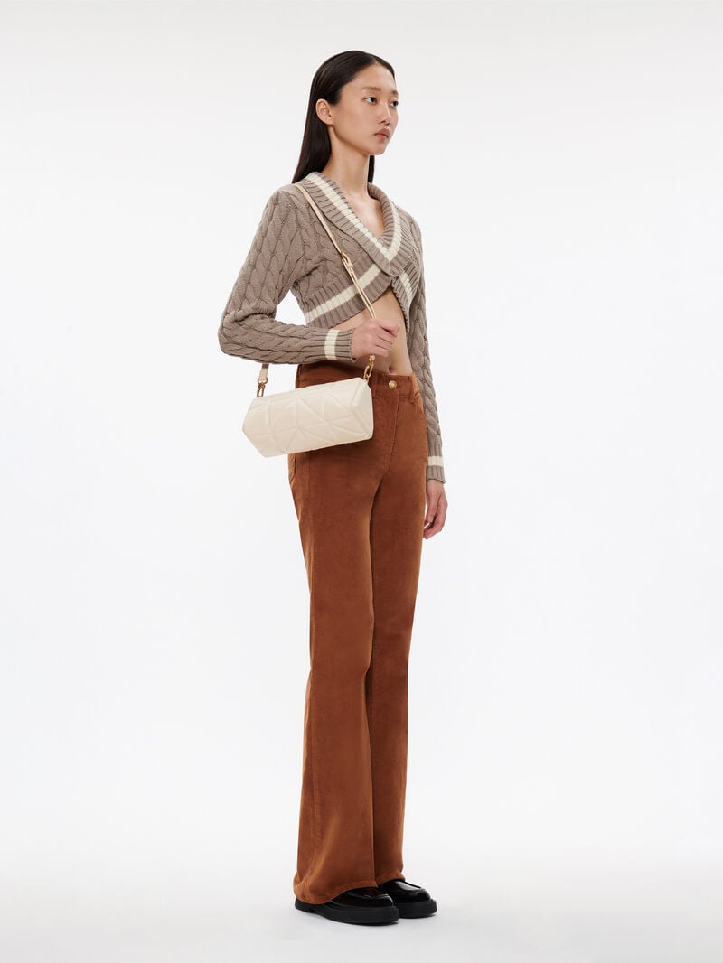 Pedro Helix Mini in Pixel Bags Women Bowling Bags Beige | Q9Q-2528