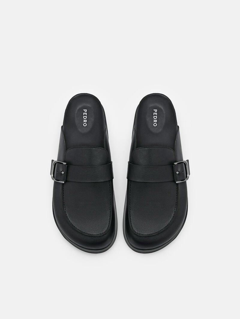 Pedro Helix Slip-On Men Sandals Black | Q9Q-2544