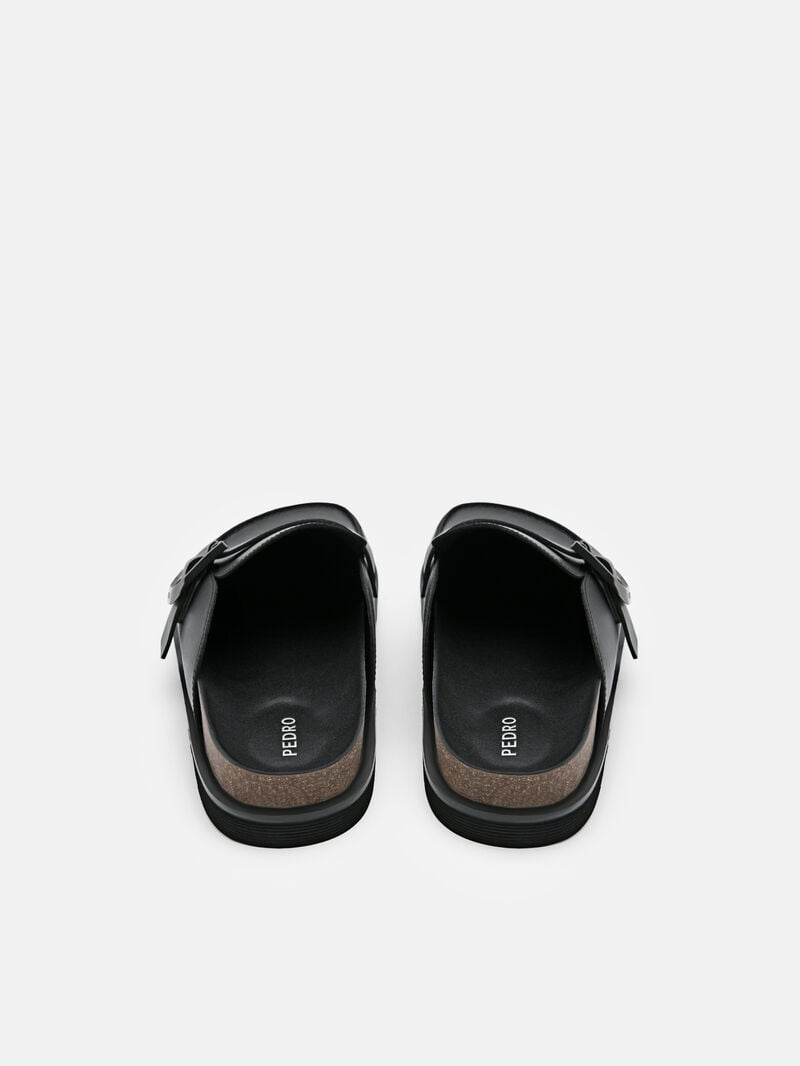 Pedro Helix Slip-On Men Sandals Black | Q9Q-2544