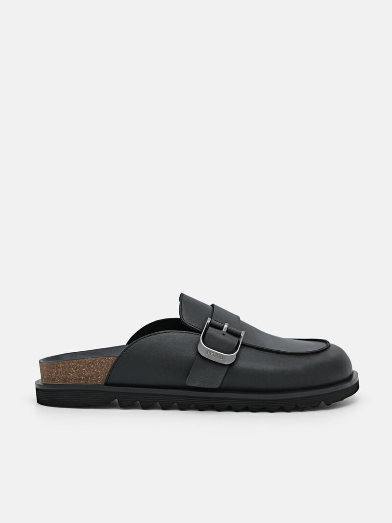 Pedro Helix Slip-On Men Sandals Black | Q9Q-2544