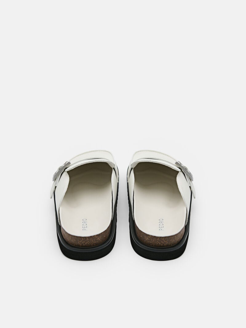 Pedro Helix Slip-On Men Sandals White | Q9Q-2543