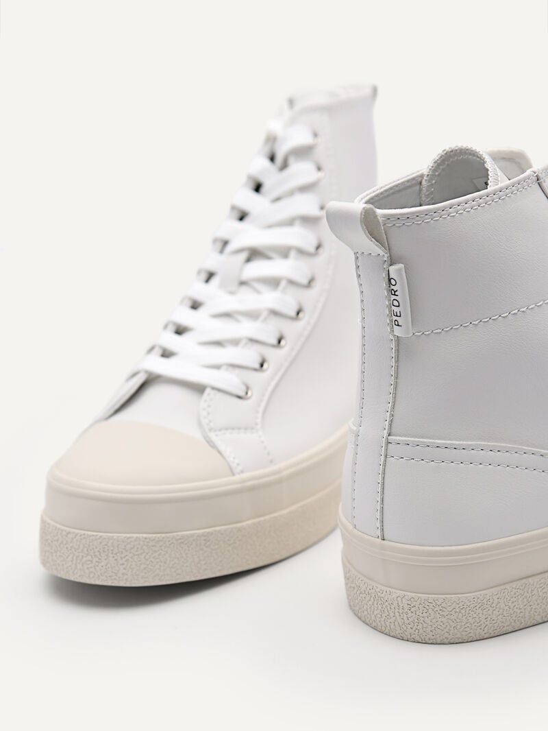 Pedro High Top Women Sneakers White | Q9Q-1818
