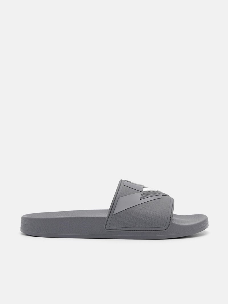 Pedro Houndstooth Slide Men Sandals Grey | Q9Q-1812