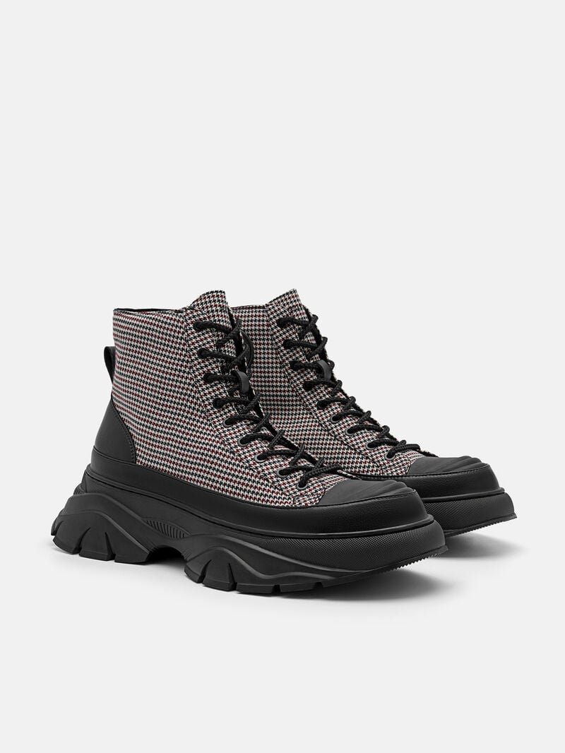 Pedro Hybrix Lace-Up Boots Sneakers Men High Top Sneakers Multi | Q9Q-2489