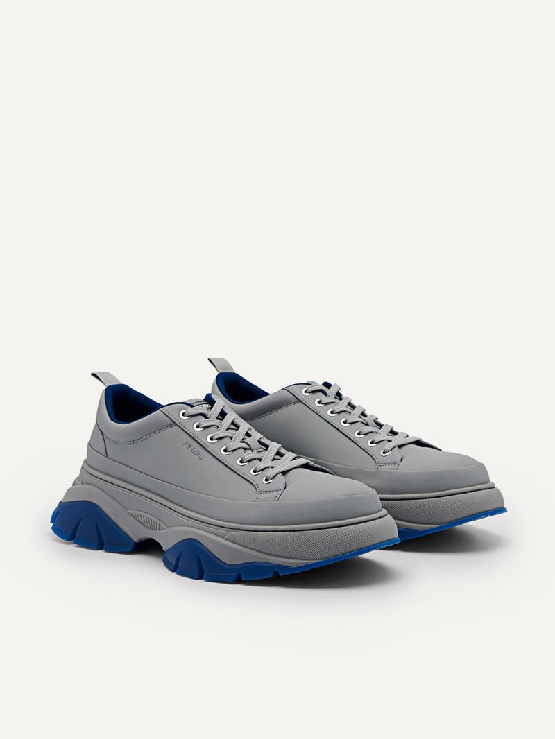 Pedro Hybrix Sneakers Men Low Top Sneakers Grey | Q9Q-2493