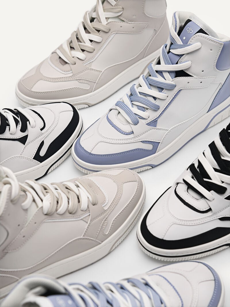 Pedro Icon EOS High Top Women Sneakers Blue | Q9Q-2458