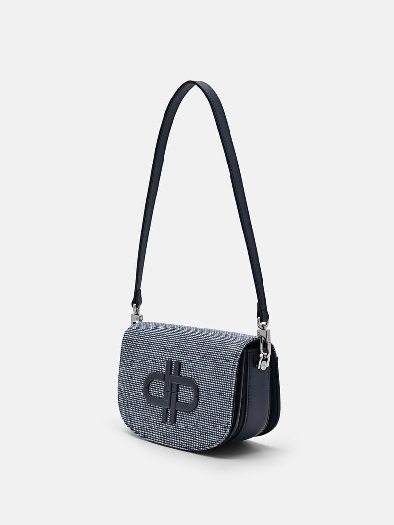 Pedro Icon Fabric Bags Women Shoulder Bags Navy | Q9Q-2340