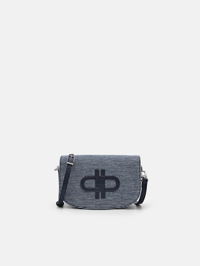 Pedro Icon Fabric Bags Women Shoulder Bags Navy | Q9Q-2340