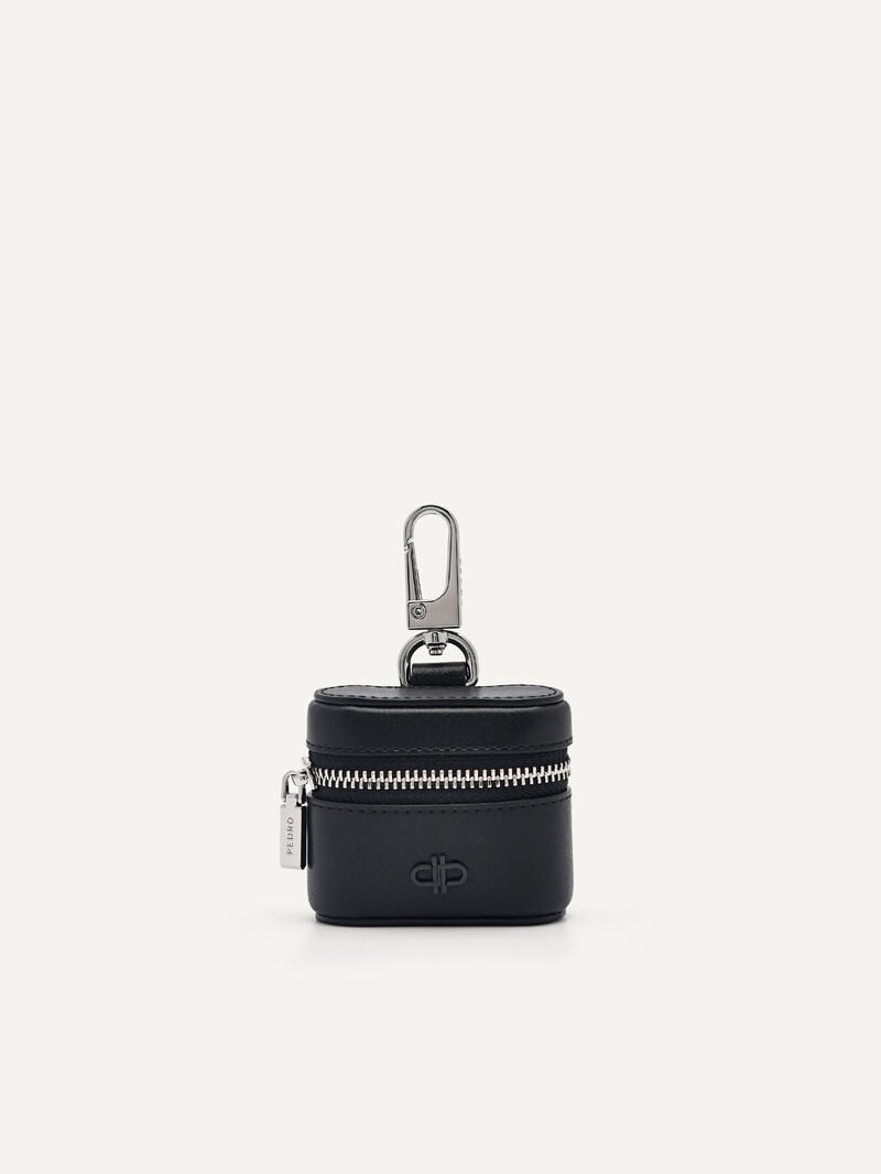 Pedro Icon Leather Airpod Case Men Tech Accessories Black | Q9Q-2280