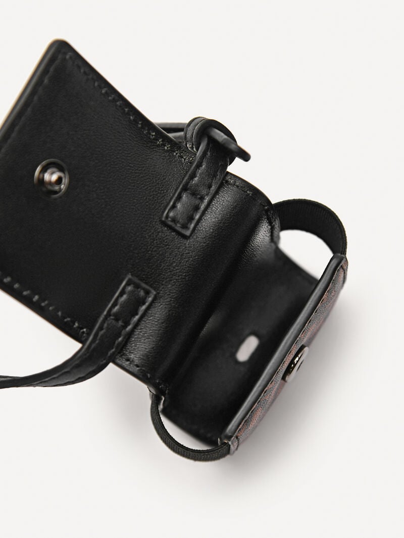 Pedro Icon Leather Airpod Case Women Tech Accessories Black | Q9Q-2278