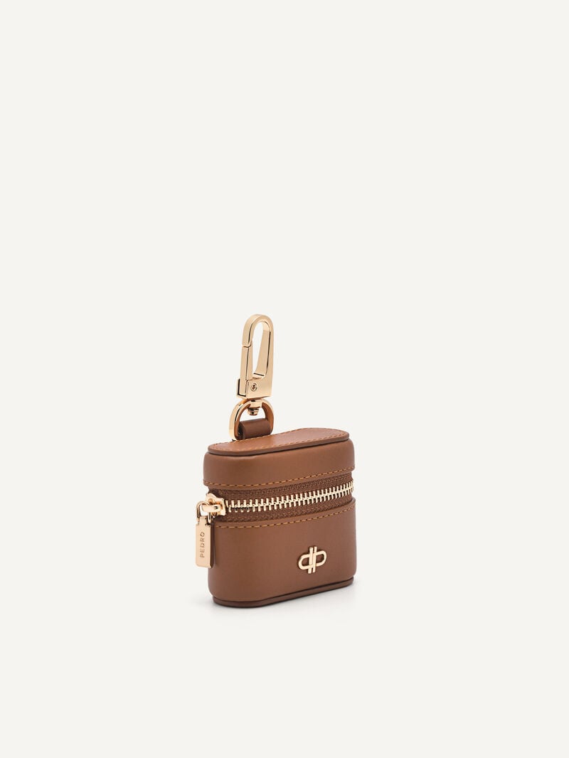 Pedro Icon Leather Airpod Case Women Tech Accessories Camel | Q9Q-2274