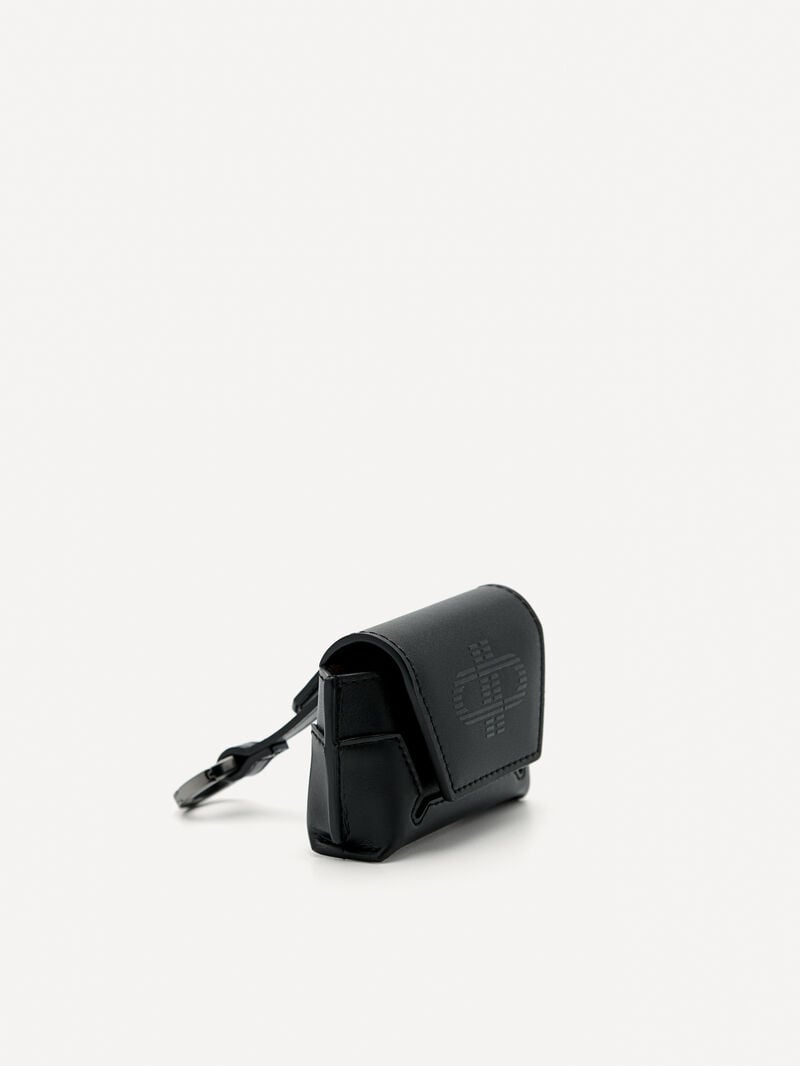 Pedro Icon Leather Airpods Pro Case Women Tech Accessories Black | Q9Q-2269