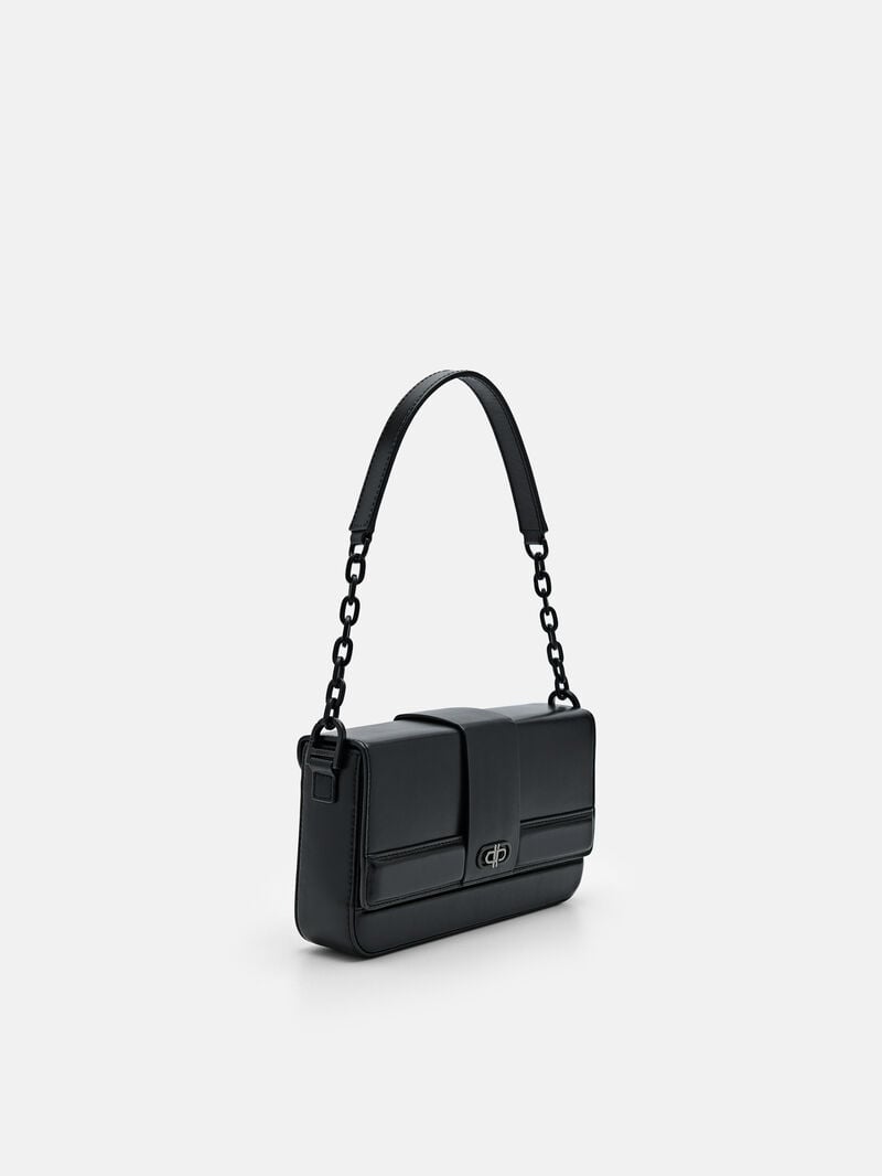 Pedro Icon Leather Bags Men Sling Bags Black | Q9Q-2320