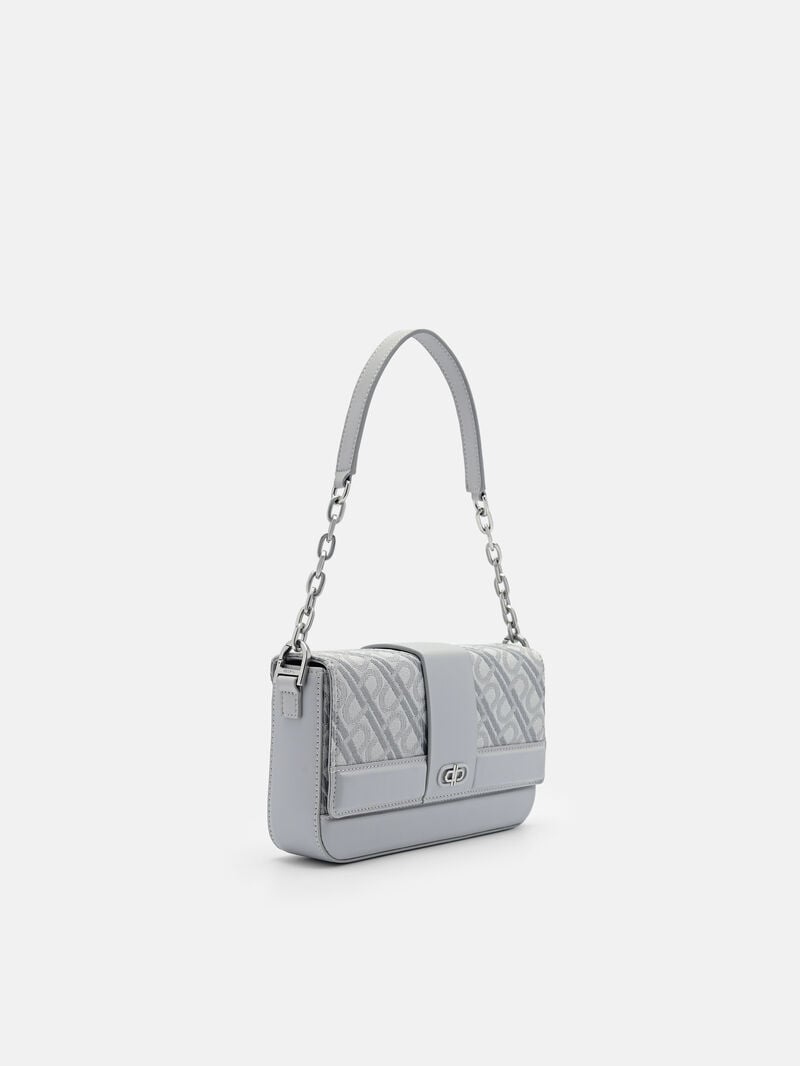 Pedro Icon Leather Bags Men Sling Bags Light Grey | Q9Q-2321