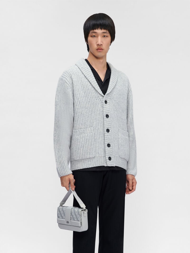 Pedro Icon Leather Bags Men Sling Bags Light Grey | Q9Q-2321