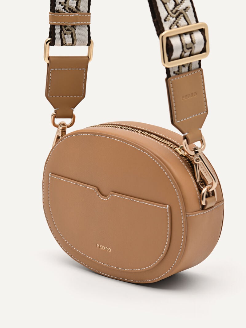 Pedro Icon Leather Bags Women Shoulder Bags Camel | Q9Q-2336