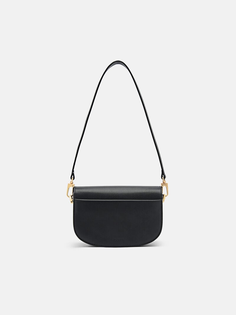Pedro Icon Leather Bags Women Shoulder Bags Black | Q9Q-2333
